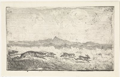 Hasenjagd von Johannes Tavenraat