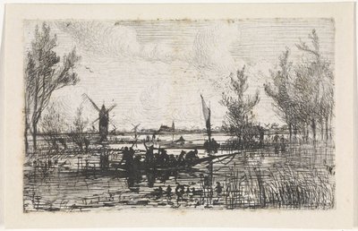 Holländische Landschaft von Johannes Tavenraat