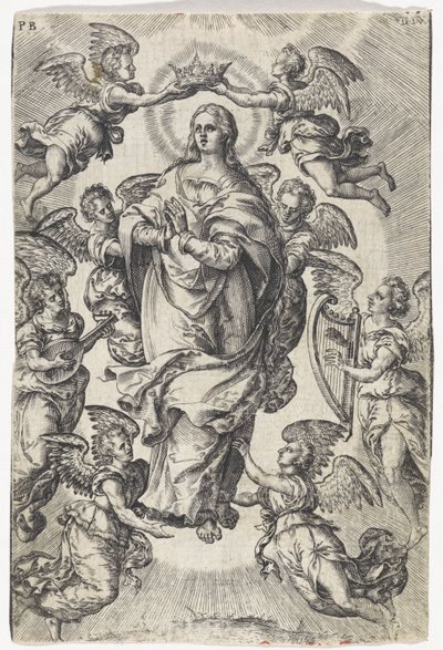 Himmelfahrt Mariens von Johannes Wierix