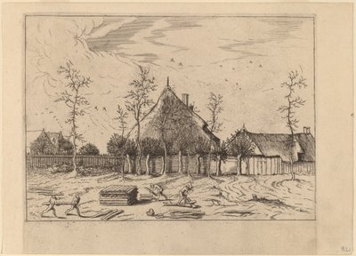 Bauernhof von Johannes and Lucas van Doetechum after Master of the Small Landscapes