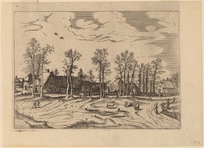 Bauernhöfe von Johannes and Lucas van Doetechum after Master of the Small Landscapes