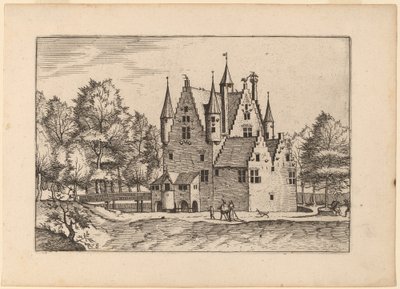 Schloss von Johannes van Doetechum, the Elder and Lucas