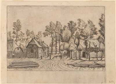 Dorfstraße von Johannes van Doetechum, the Elder and Lucas