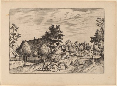 Dorfstraße von Johannes van Doetechum, the Elder and Lucas