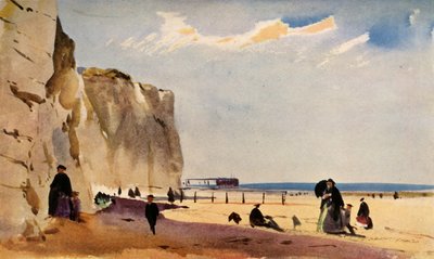 Küstenszene, Normandie, ca. 1860, 1934 von John Absolon