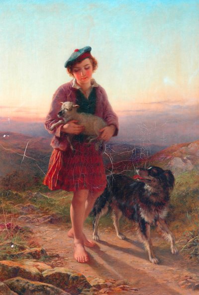Das verirrte Lamm, 1863 von John Adam P. Houston
