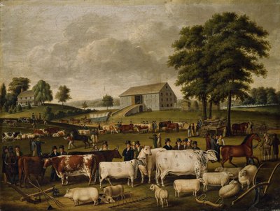 Ein Jahrmarkt in Pennsylvania, 1824 von John Archibald Woodside