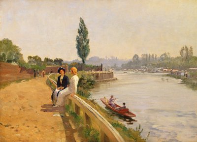 Die Themse bei Hampton Court von John Arthur Black
