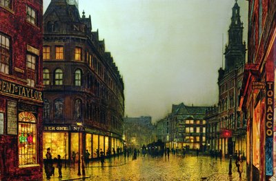 Boar Lane, Leeds von John Atkinson Grimshaw