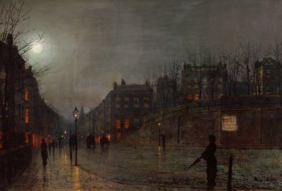 Heimkehr in der Dämmerung, 1882 von John Atkinson Grimshaw