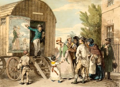 Die Show, veröffentlicht ca. 1821 von John Augustus Atkinson
