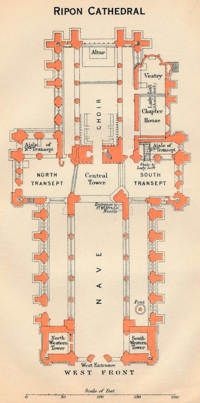 Kathedrale von Ripon, 20. Jahrhundert von John Bartholomew