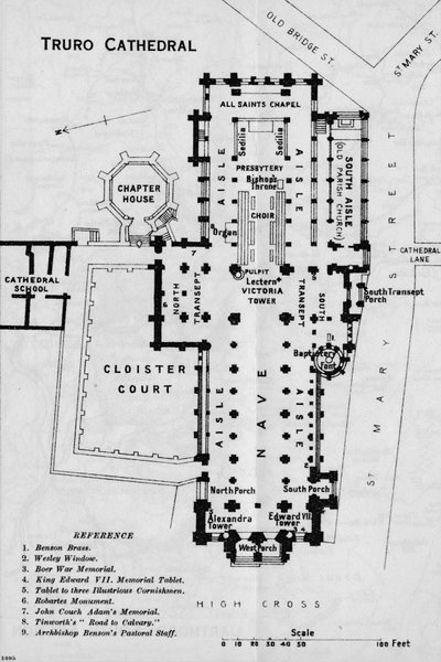 Kathedrale von Truro, 20. Jahrhundert von John Bartholomew