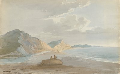 Der Strand von Charmouth von John Baverstock Knight