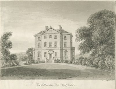 Barlaston Hall von John Buckler