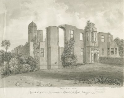 Biddulph Hall (alt) von John Buckler