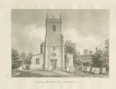 Blithfield Kirche von John Buckler