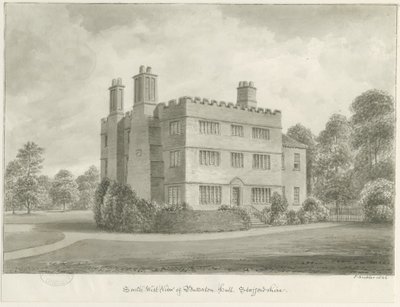 Butterton Hall von John Buckler