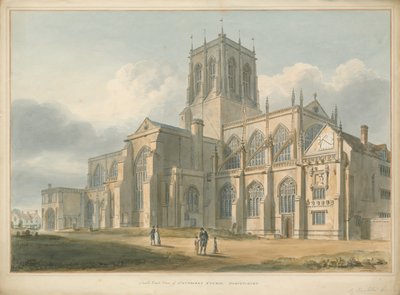 Dorset - Sherborne Kirche, 1802 von John Buckler