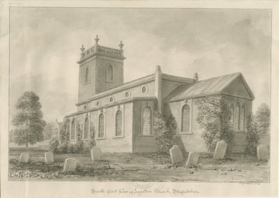 Ingestre Kirche von John Buckler