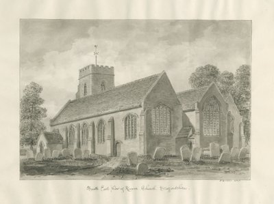 Kinver Church: Sepia-Zeichnung von John Buckler