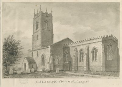 Mayfield Kirche (1839) von John Buckler