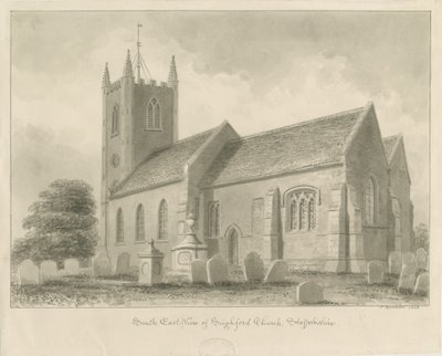 Seighford Kirche von John Buckler