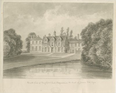 Seighford Hall von John Buckler