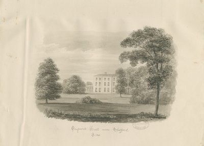 Stafford - Cresswell Hall von John Buckler