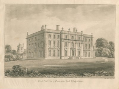 Swynnerton Hall von John Buckler