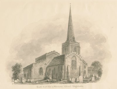 Wolstanton Kirche von John Buckler