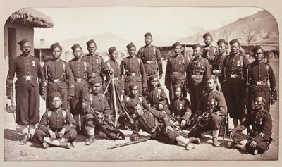 Bajonettteam des 4. Goorkha-Regiments, 1878 von John Burke