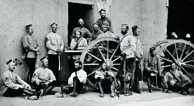 Mitglieder der Royal Artillery von John Burke