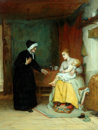 Besorgte Momente, 1874 von John Burr