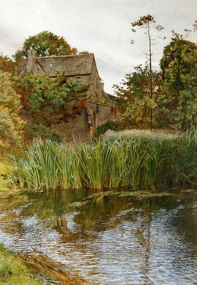 Ein Herbstgarten von John Byam Liston Shaw