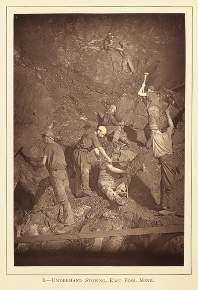 Unterhand-Stopen, East Pool Mine von John Charles Burrow