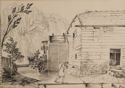 Mühle bei Ditton von John Claude Nattes