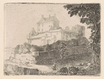 Dalhousie Castle I von John Clerk, of Eldin