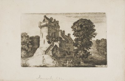 Newark Castle von John Clerk of Eldin