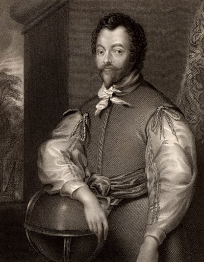 Porträt von Francis Drake von John Cochran