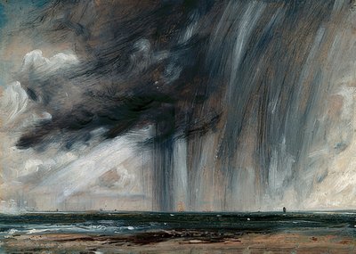 Gewitter über dem Meer. Um 1824-26 von John Constable