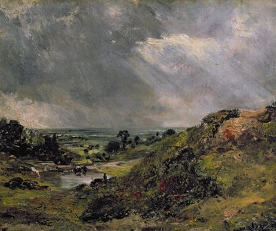 Hampstead Heath, Branch Hill Pond, 1828 von John Constable