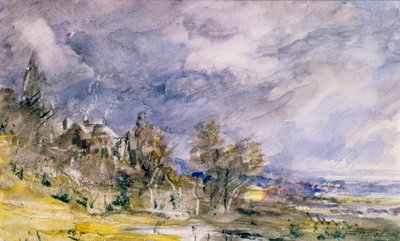 Hampstead Heath von der Nähe von Well Walk, 1834 von John Constable