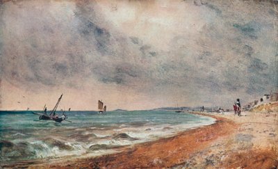 Strand von Hove mit Fischerbooten, ca. 1824 von John Constable