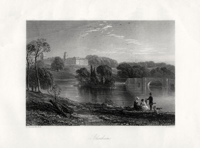 Blenheim, Oxfordshire, England, 19. Jahrhundert von John Cousen