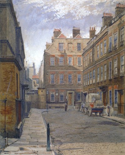 Gough Square, London, 1881 von John Crowther
