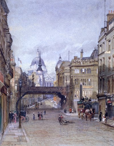 Ludgate Circus, London, 1881 von John Crowther