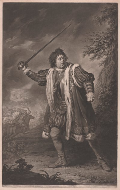 David Garrick als Richard III von John Dixon