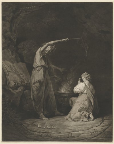 Beschwörung von John Dixon after John Hamilton Mortimer
