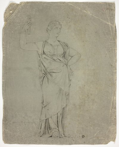 Antike Statue einer stehenden weiblichen Figur von John Downman